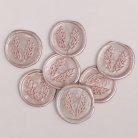 Cachet de cire rose 3cm